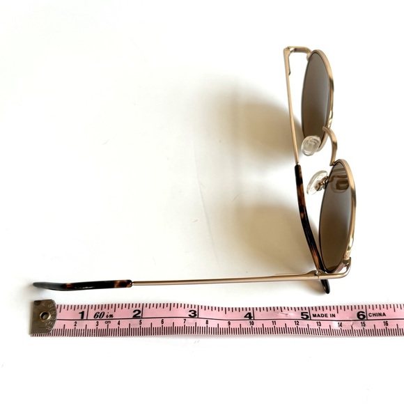 Peepers The Good Life Sunglasses Readers Gold Rim w/ +1.00 Bifocal Magnification - Picture 5 of 11